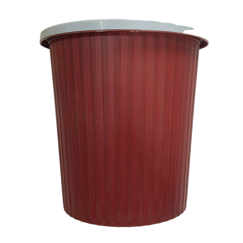 PP material 8045 series red trash can