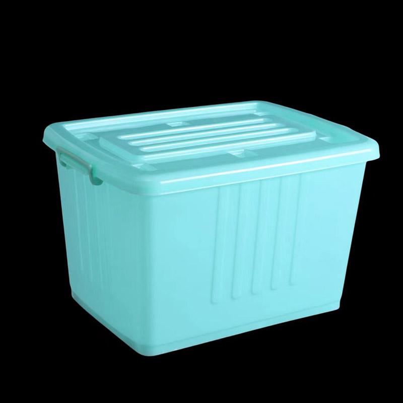 PP material A series green plastic storage box