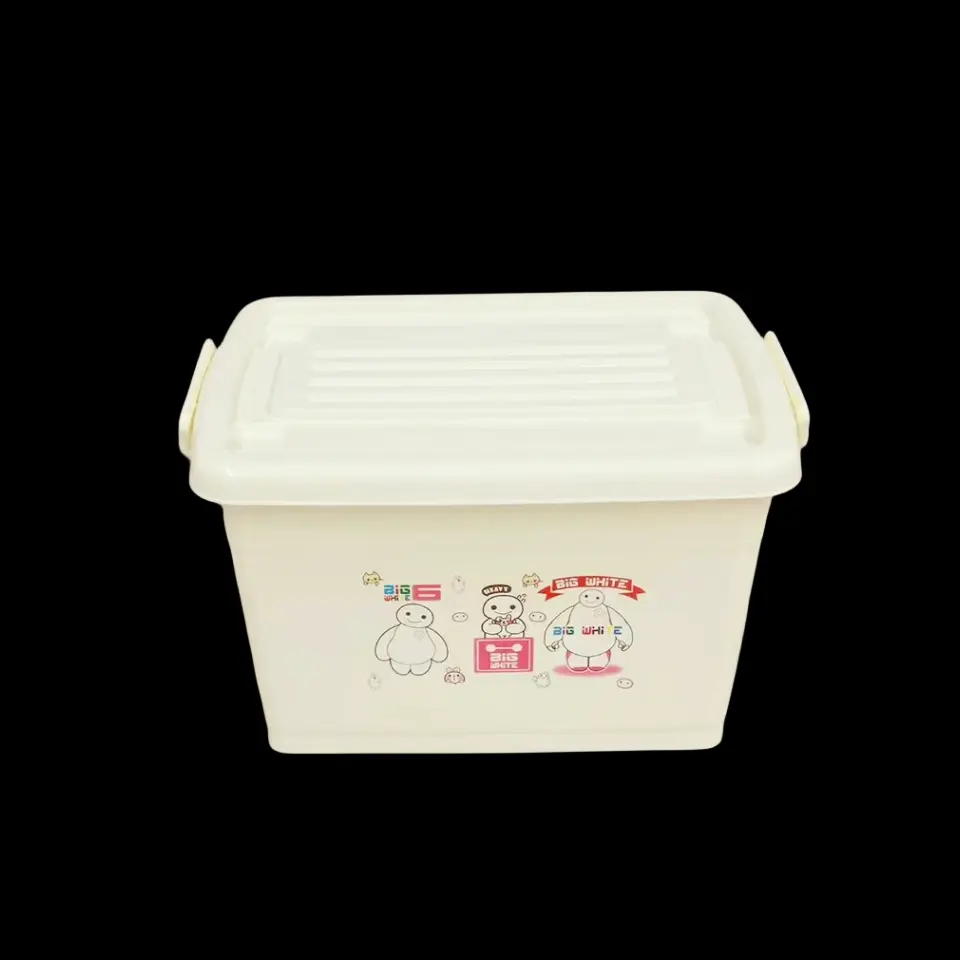 PP material C series cream white plastic storage box