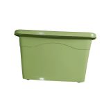 PP Material D Series Bright Green Plastic Storage Box | Jindong Plastic