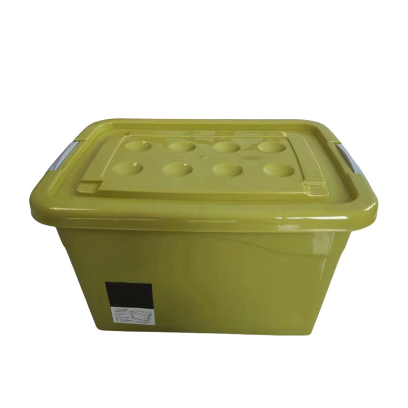 PP material D series green plastic storage box
