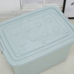 PP Material D Series Light Blue Plastic Storage Box | Jindong Plastic
