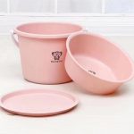 Household Sets Basin And Water Plastic Buckets With Lids | Jindong Plastic