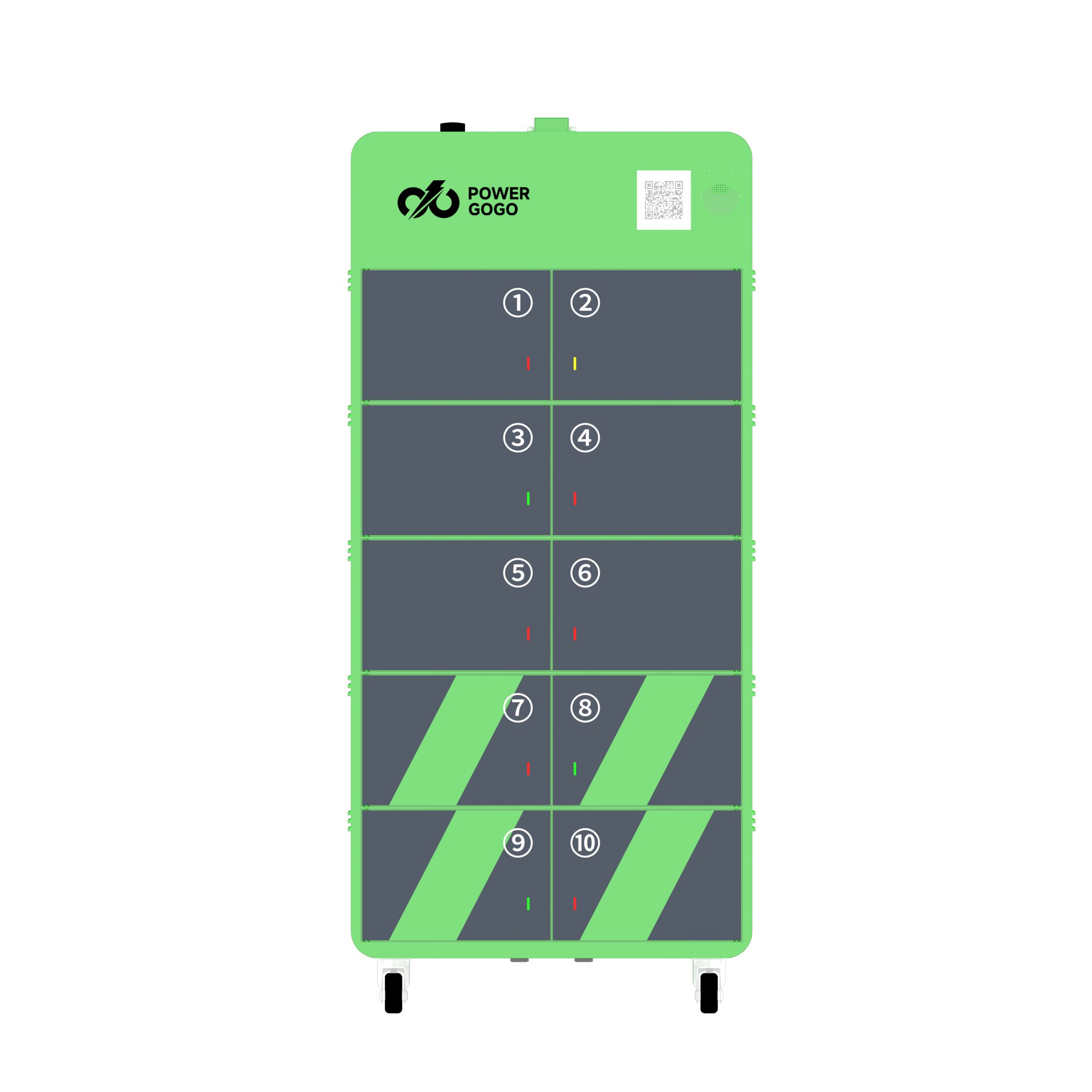 10 Slolts Battery Swapping Cabinet