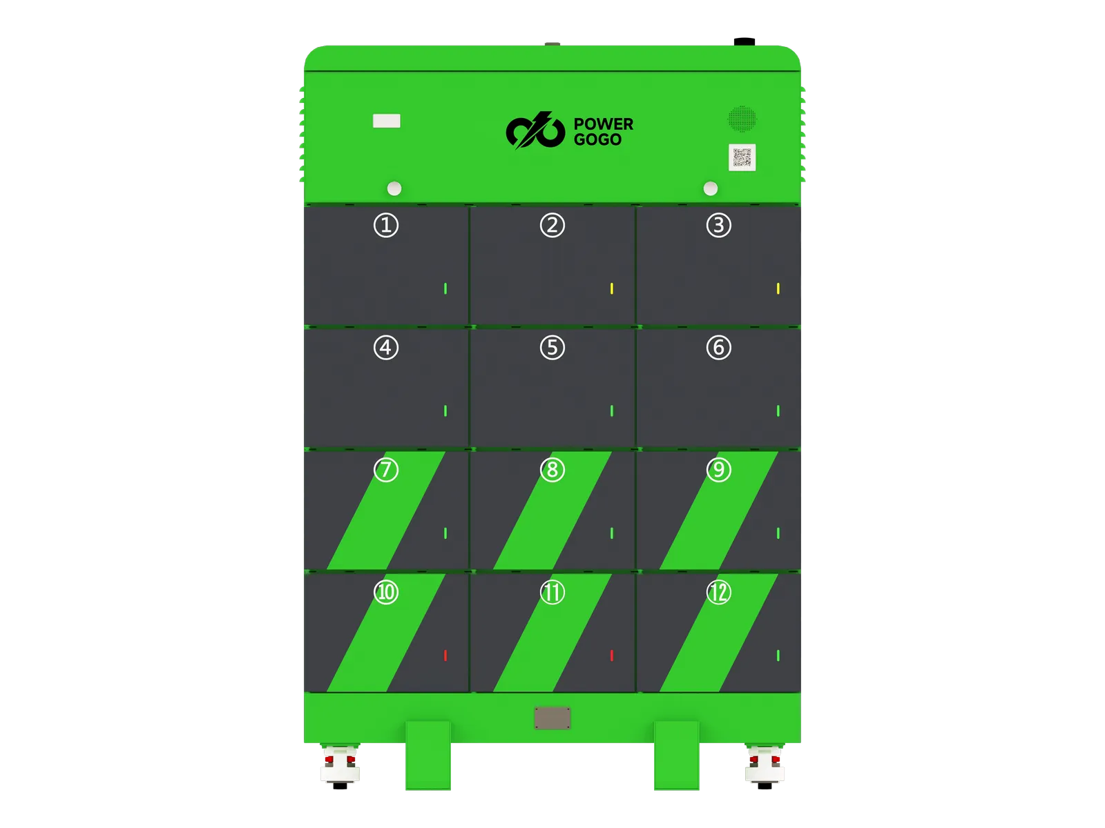 12 Slolts Battery Swapping Cabinet