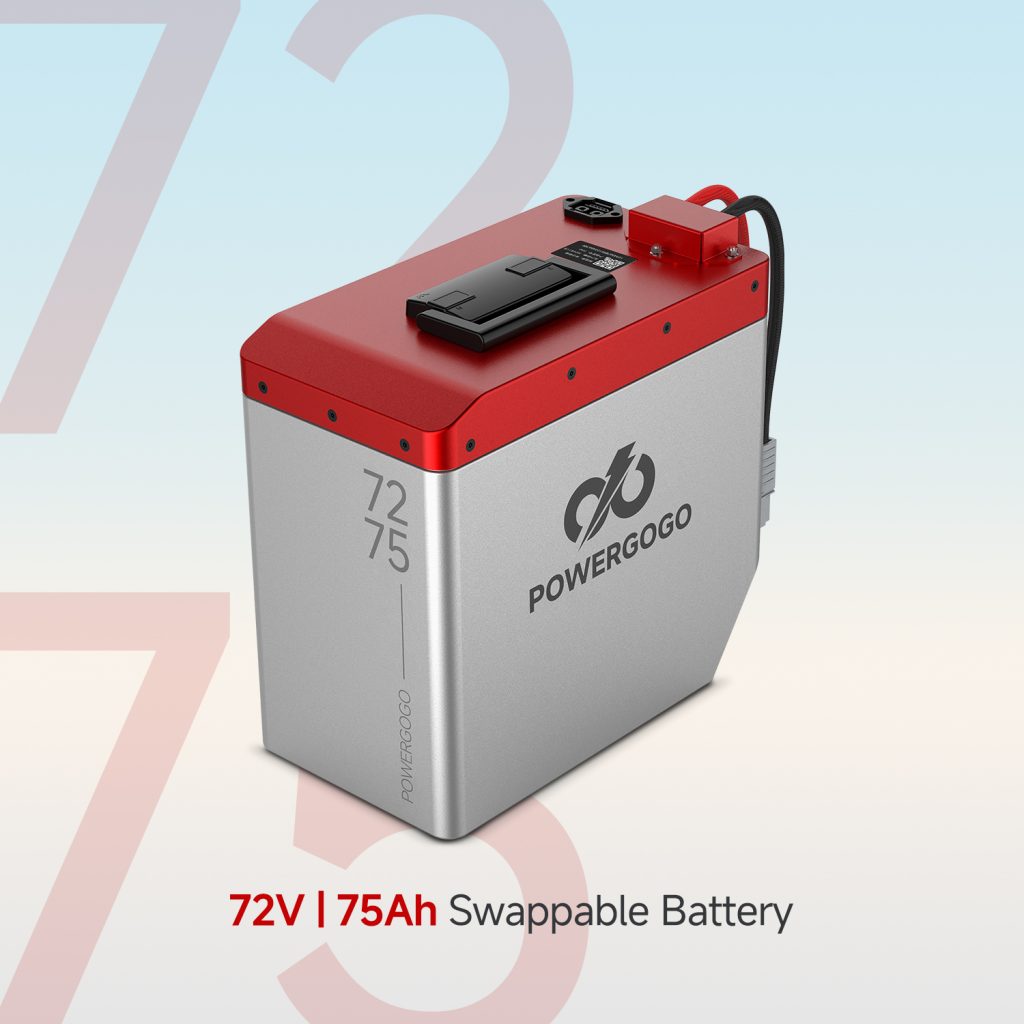 72V75Ah swappable battery for Motorcycle