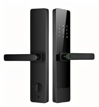 Aluminum Alloy Door Handles Graffiti System Digital Internal Door Lock—107