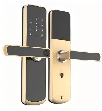 Digital Password Keyless Smart Tuya APP Control Apartment Home Room Wooden Door Lock—308