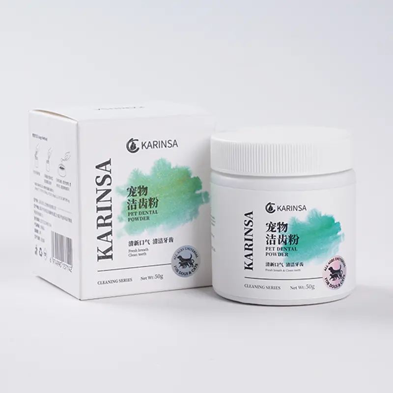Pet tooth cleaning powder filling