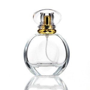 China Wholesale Small Glass Bottles For Perfume Supplier – 
 Fine Mist 50ML Flat Round Perfume Packaging Glass Bottle – Nayi