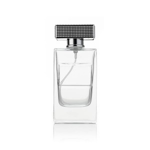 60ml Parfume Glass Bottle Square Cologne Spray Bottle with Lid