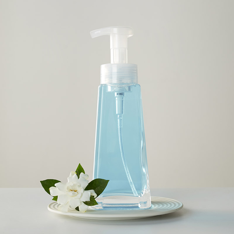 380 ml quadratische Glas-Handwaschseifenspenderflasche im Großhandel