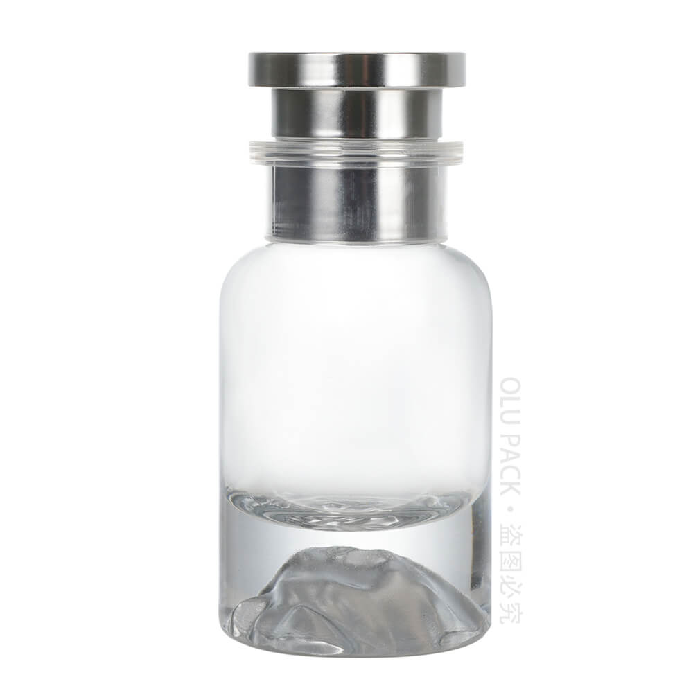 clear perfume bottle