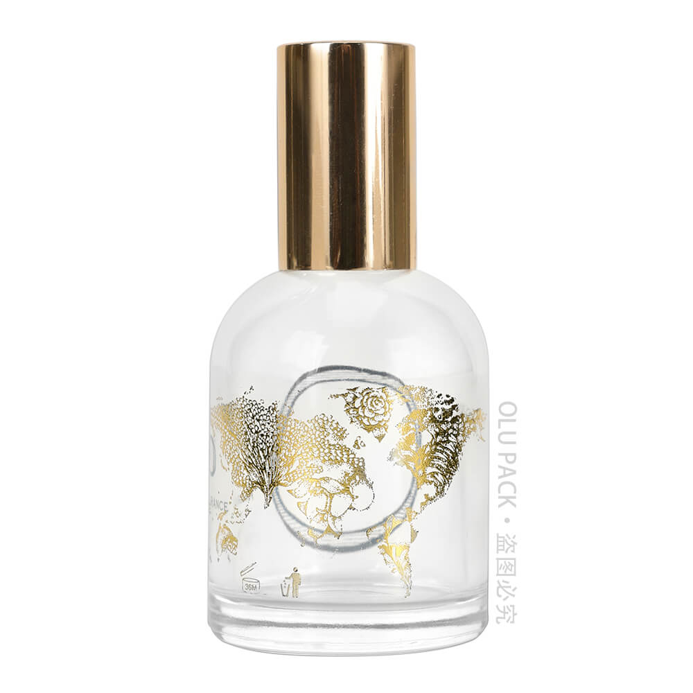 clear perfume bottle