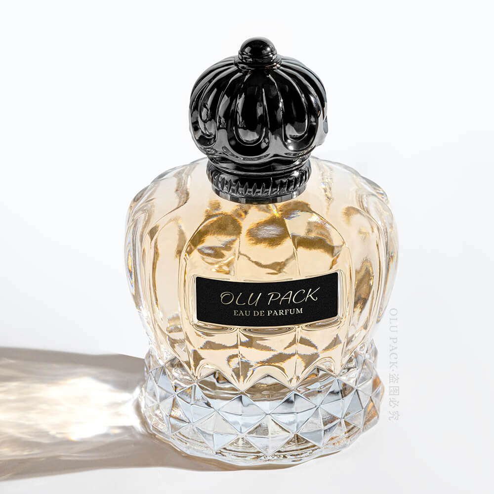 王冠型 50ml 100ml 高級ガラス香水瓶 - 徐州 OLU Daily Products Co., Ltd.