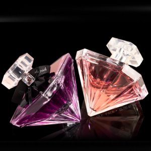 Unique Diamond Shape 70ml Women Perfume Glass Bottles