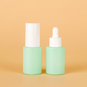 30ml Luxury Green Eye Dropper Pump Glass Cosmetic Bottles