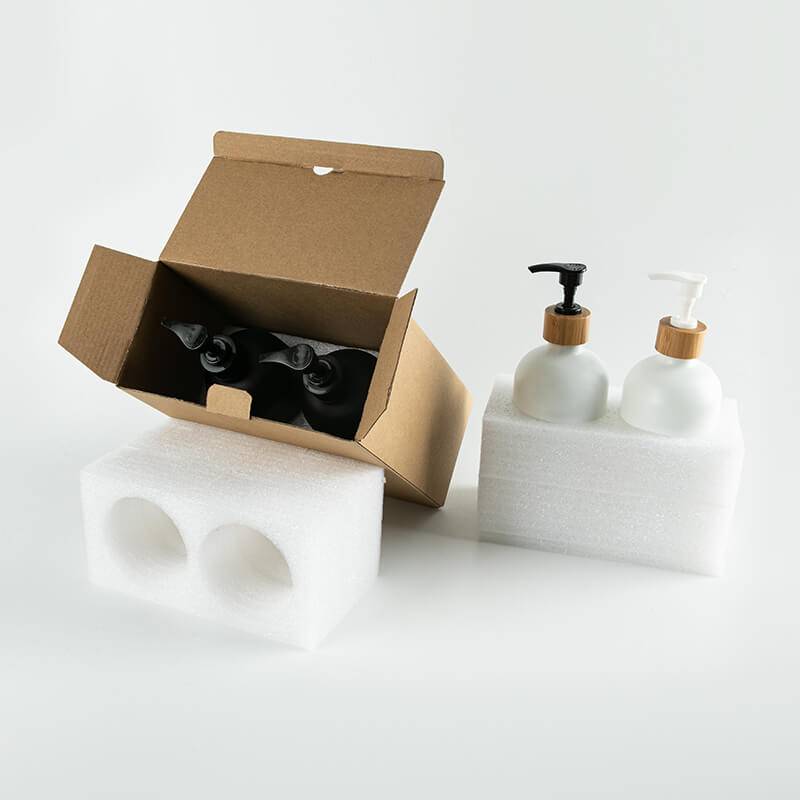 distributeur de savon pour les mains en verre