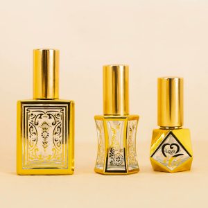 Arabian Gold 3ml 6ml 8ml 10ml 15ml Oud Attar Glass Bottles