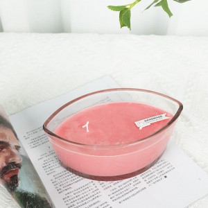 Bulk Empty Reusing Oval Candle Making Glass Vessel