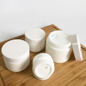 15g 30g 50g Luxury White Porcelain Eye Cream Glass Jars