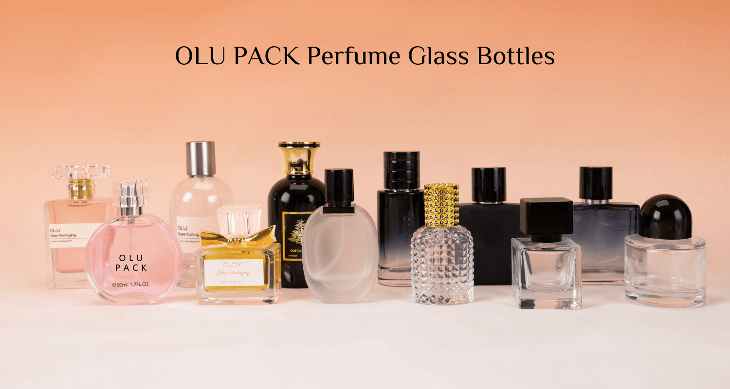 olu perfume glass bottles