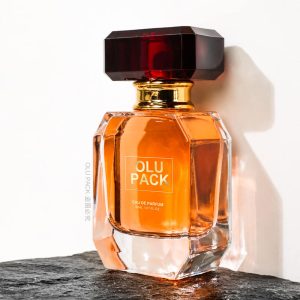 Polygon Luxury Clear Thick Bottom Glass Perfume Bottle