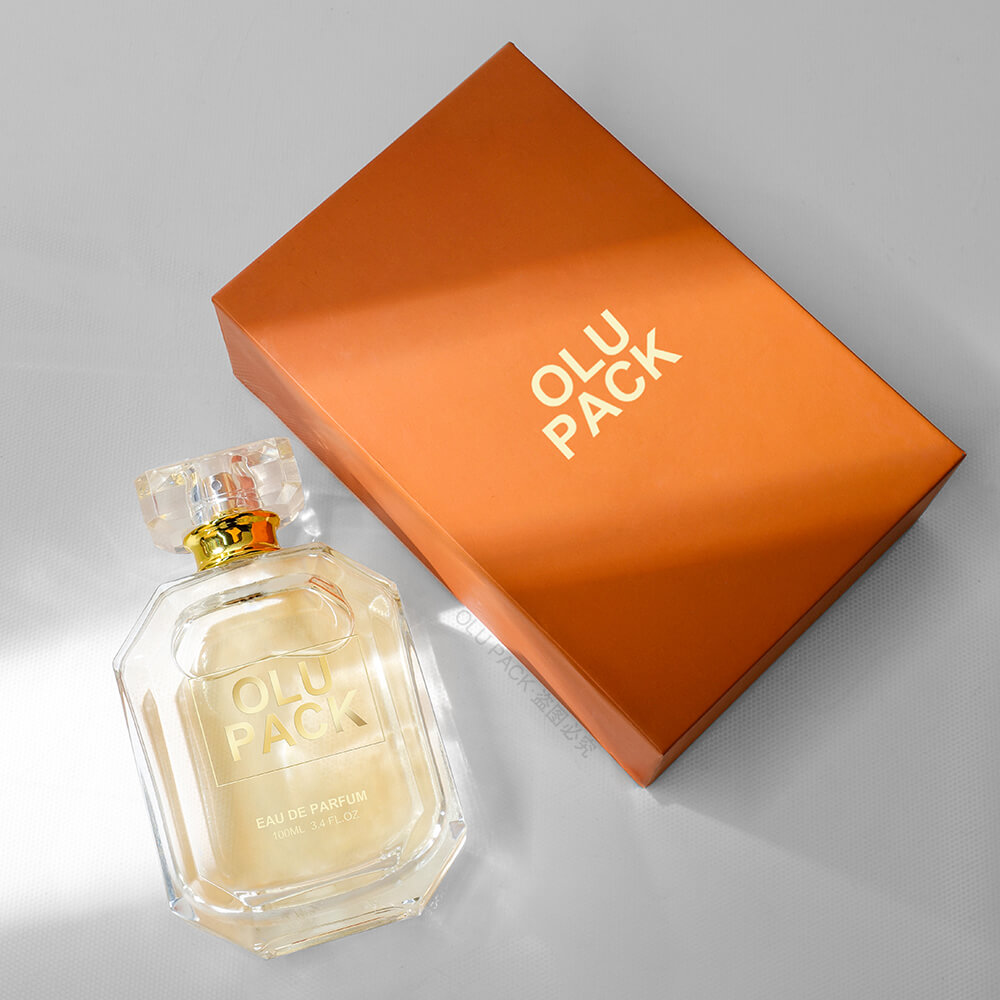 Polygon Luxury Clear Thick Bottom Glass Perfume Bottle