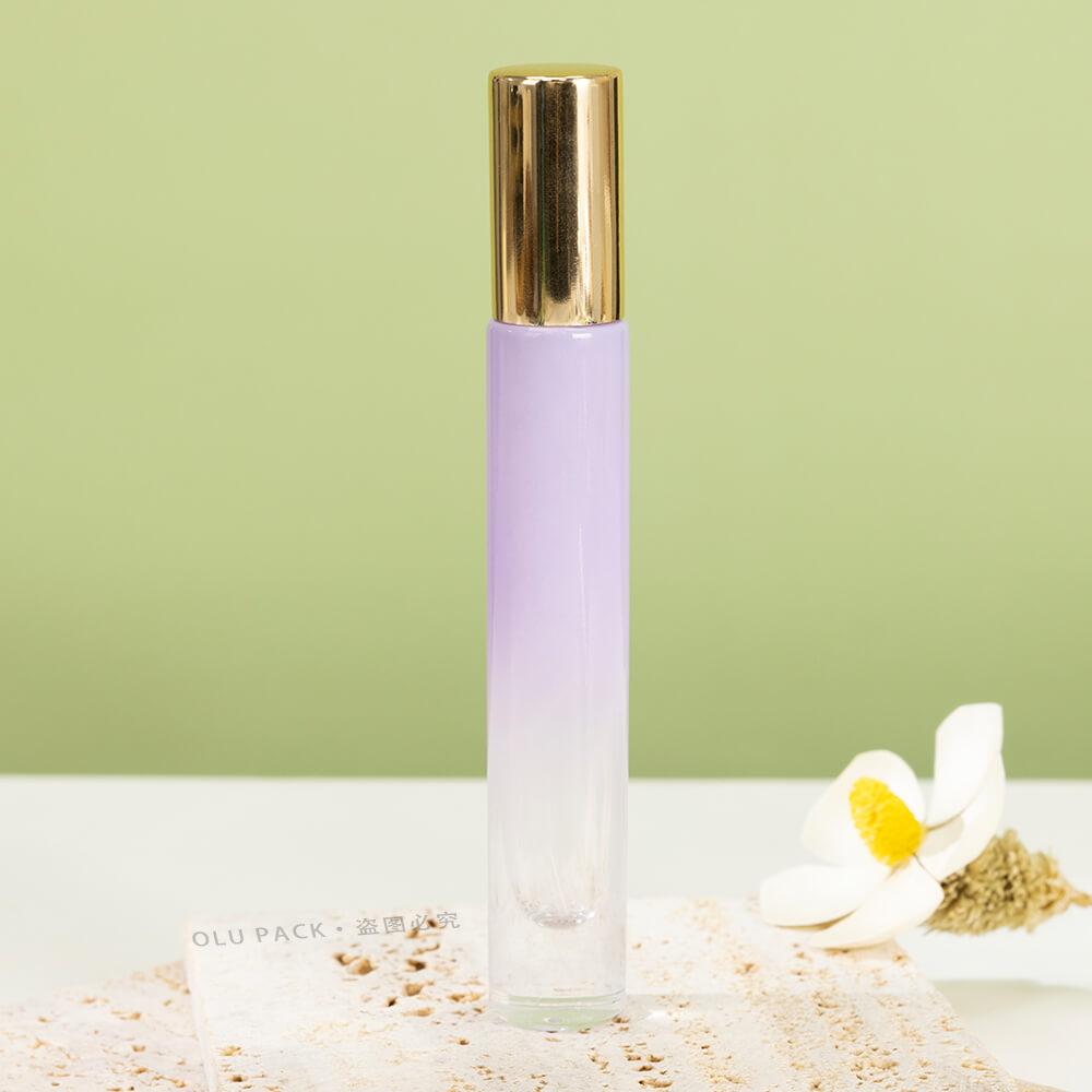 purple perfume bottle