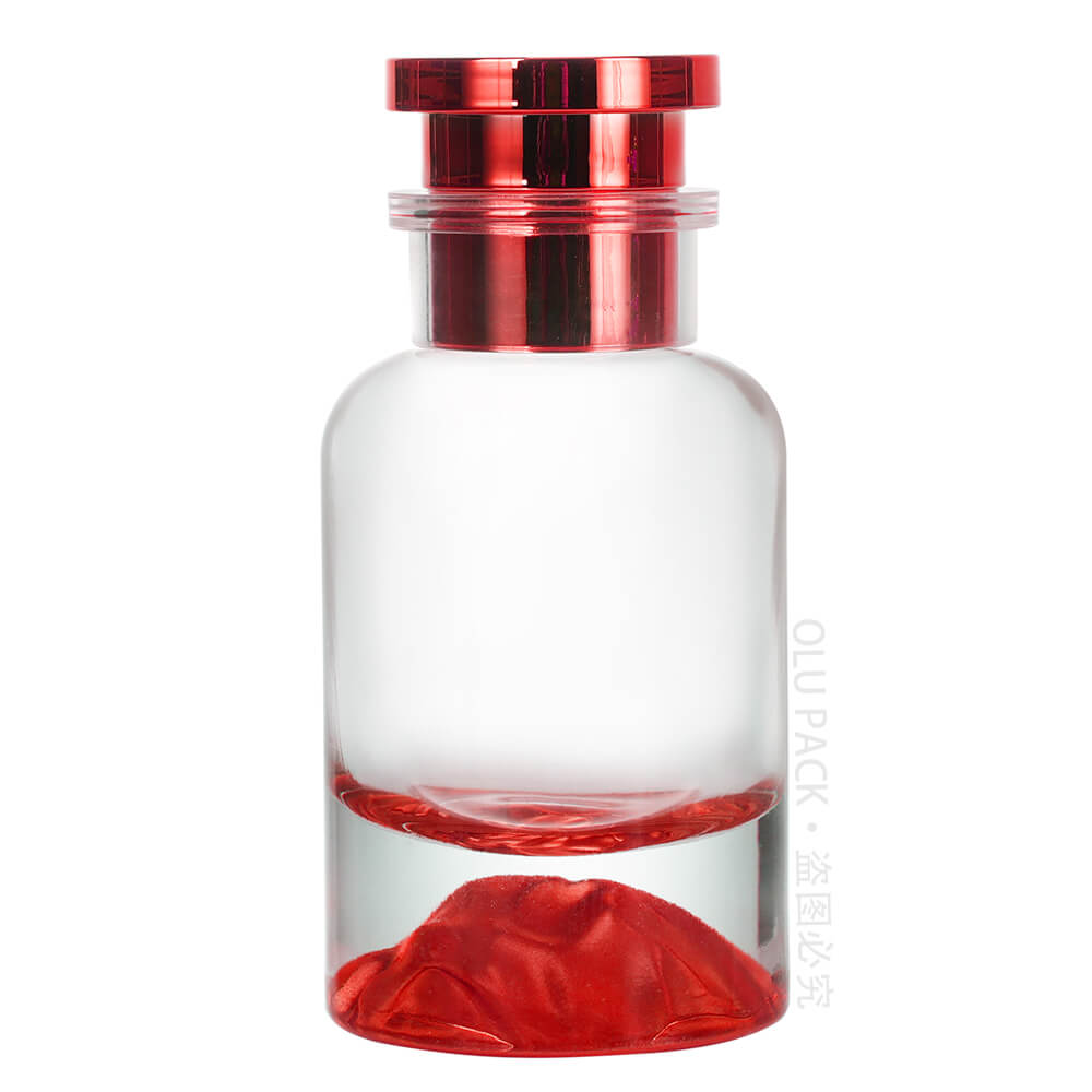 red perfume bottle