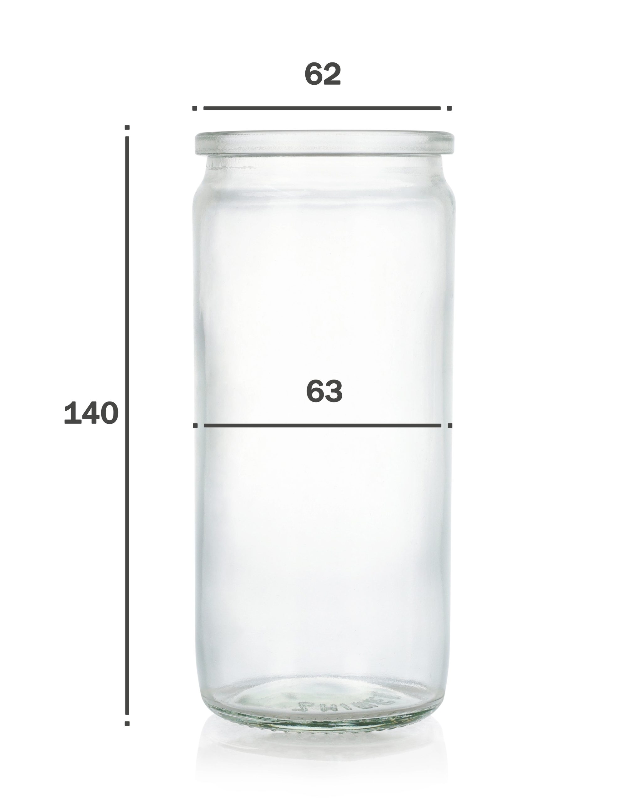 330ml candle jar size