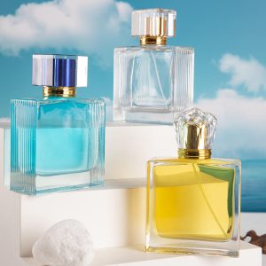 100ml Square Men’s Perfume Cologne Glass Bottles with Cap