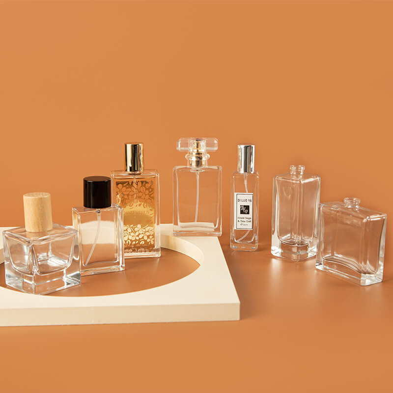 square glass perfume bottles