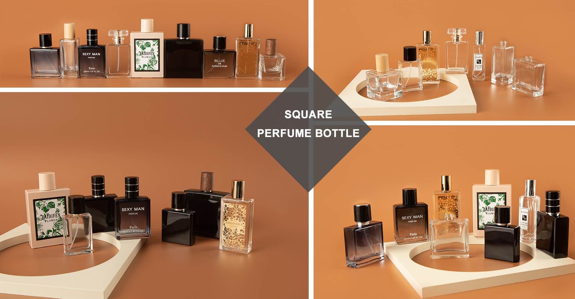 square perfume bottle