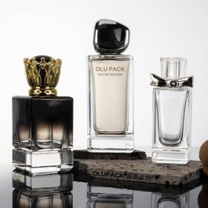 Rectangular 30ml 50ml 100ml Parfum Cologne Glass Package