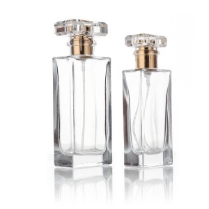 China Wholesale Perfume Spritzer Bottle Supplier – 
 Empty 30ml 50ml 10cl Square Glass Perfume Bottle with Sprayer – Nayi