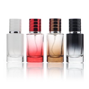 50ml Ombre Cylinder Fine Mist Spray Glass Perfume Bottle