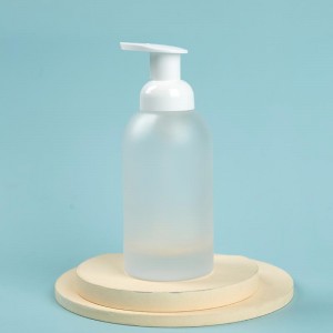 China Wholesale 8 Oz Amber Glass Bottles Supplier – 
 375ml Frosted Clear Foam Soap Dispenser Glass Bottle – Nayi