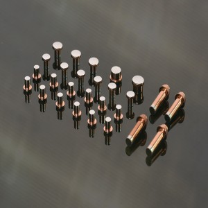 Low price for Solid Copper Rivets –
 Bimetal Contact Rivet – ZHJ