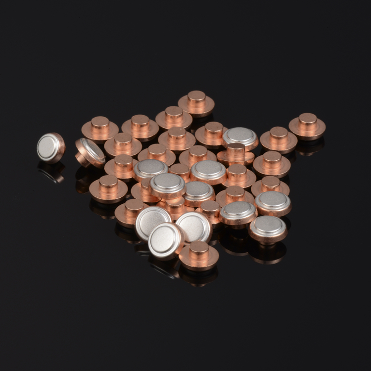 thumbnail image 2 of 20x Norstan 70049/05 Composite Electrical Contact Rivets - Copper/OFHC/Silver Alloy 2 of 5