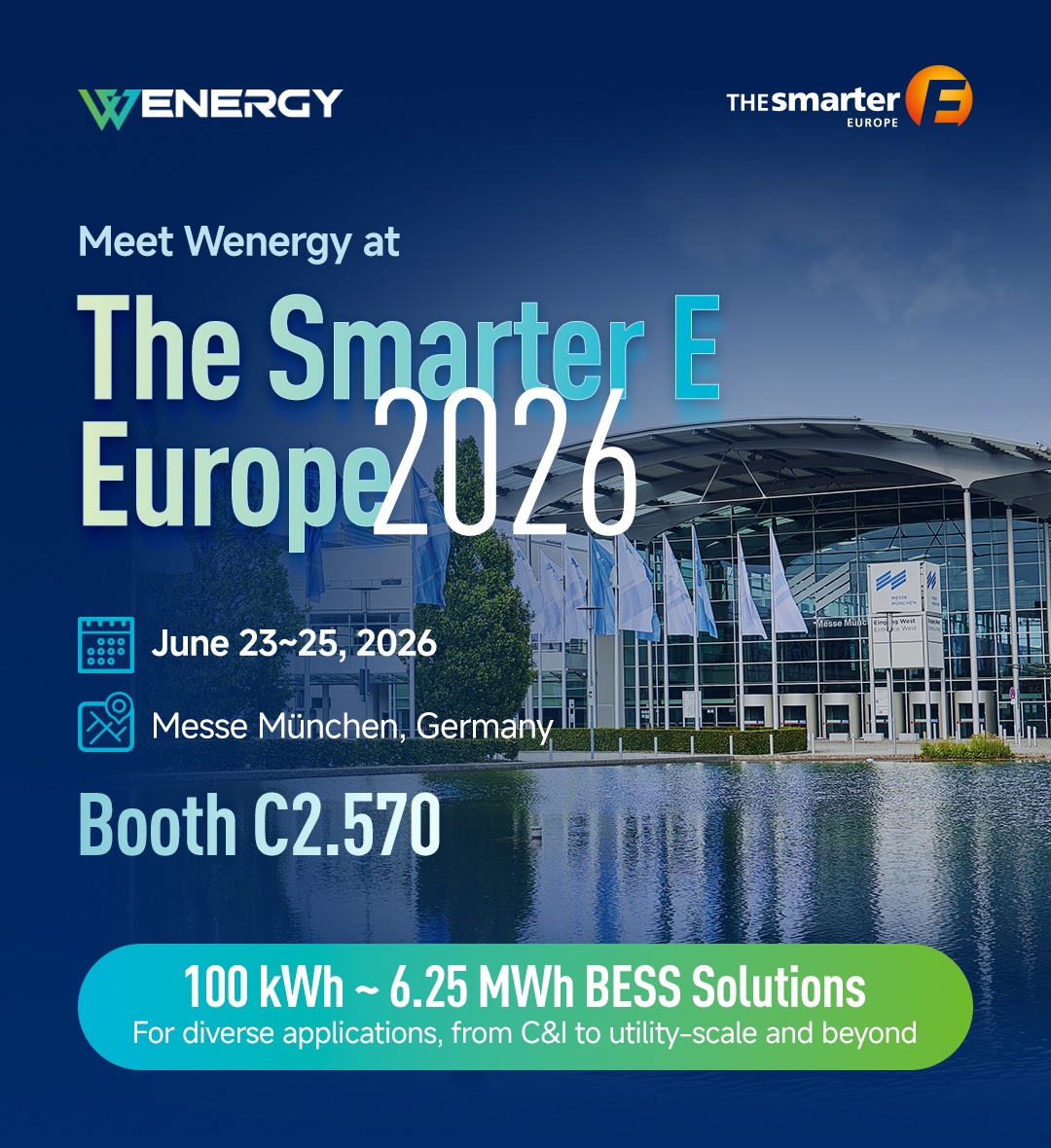 Wenergy presentará soluciones BESS avanzadas en The smarter E Europe 2026