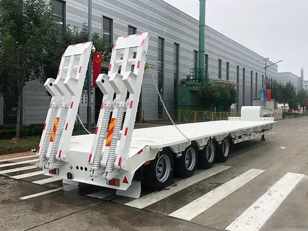 LOW FLATBED SEMI-TRAILER