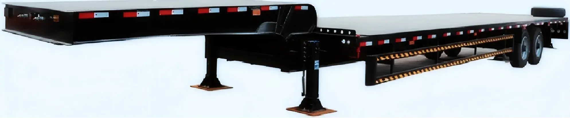 LOW FLATBED SEMI-TRAILER