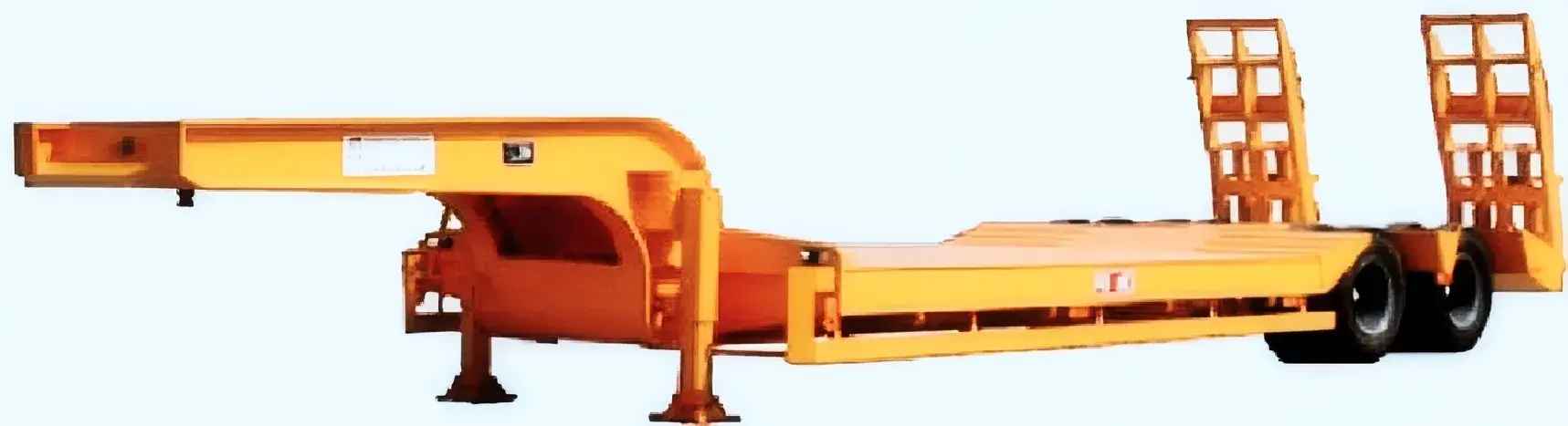LOW FLATBED SEMI-TRAILER