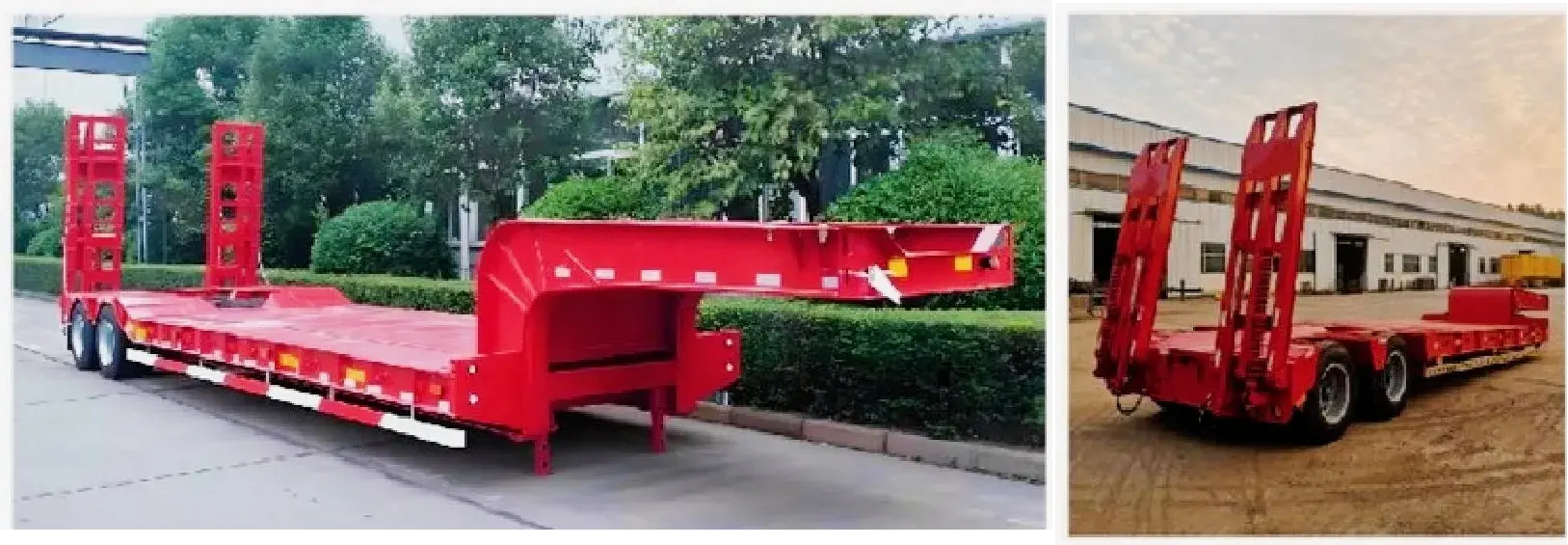 LOW FLATBED SEMI-TRAILER