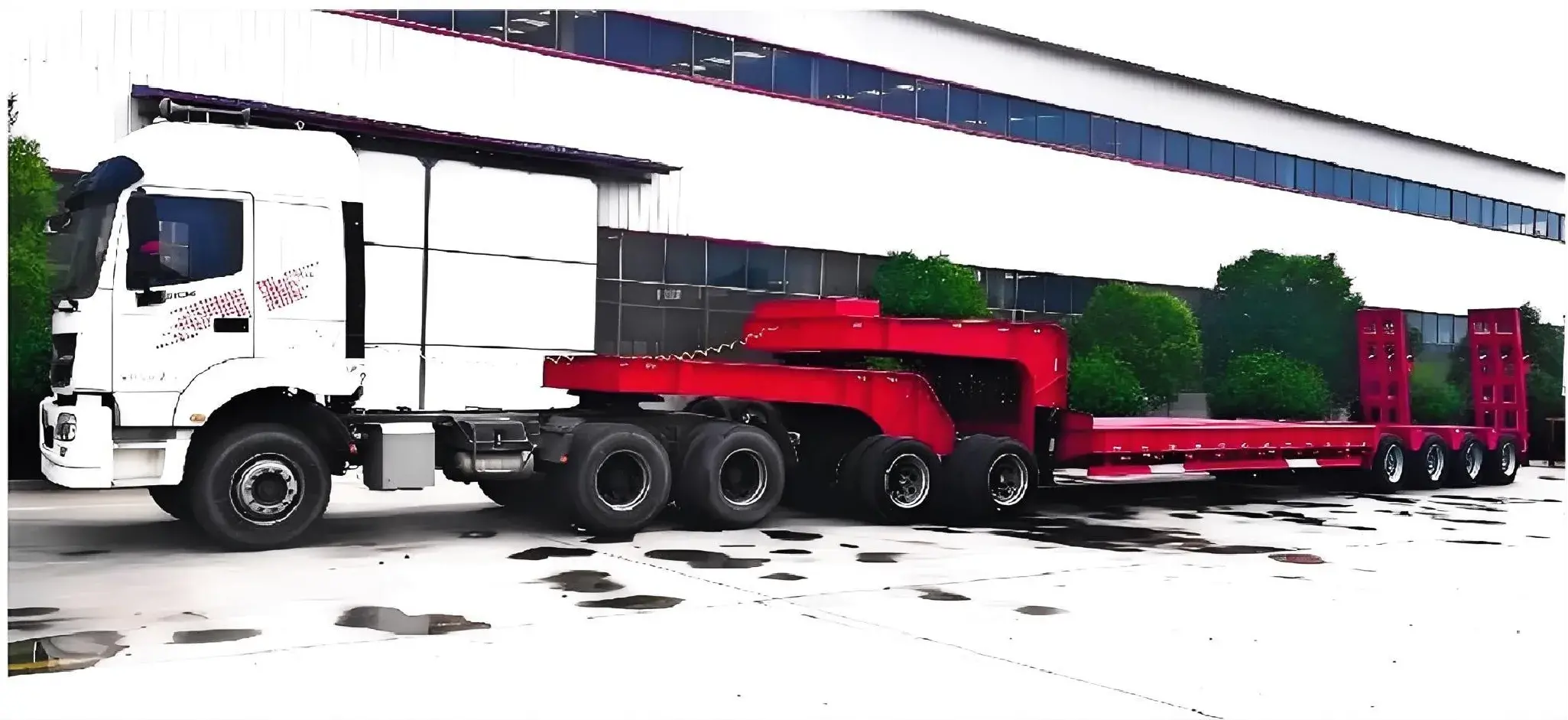 LOWBED  SUPERLINK  SEMI  TRAILER