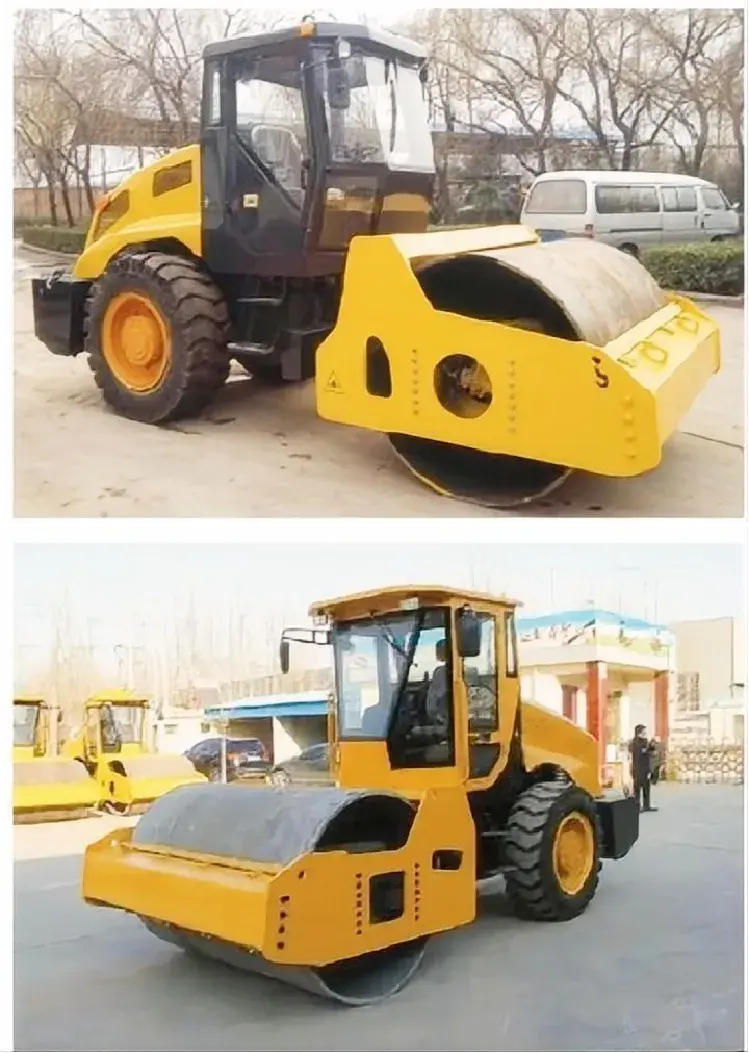 MEDIUM-SIZED ROAD ROLLER