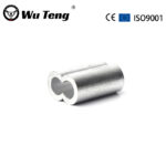 Aluminum sheathed steel wire rope with elliptical shape Double hole 8-shaped