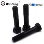 DIN931 Black Grade 8.8 10.9 12.9 Hex Bolt M48 M46 M14 1.75 10Mm 40Mm 45Mm Hex Head Bolts With Half Thread - Handan Wuteng Engineering Materials Co., Ltd.