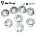 High Quality Galvanized Steel Flange Nuts Fasteners With Polished Finish For Automotive Mining & Heavy Industries - Handan Wuteng Engineering Materials Co., Ltd.